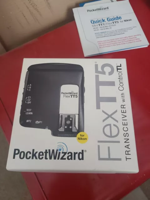 Pocketwizard Flex Tt5 Transceiver For Nikon With Free Used Tt1 Included! 