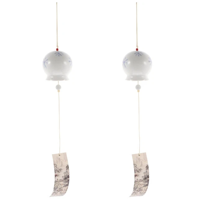 balkon anhänger 2x Zarte Vintage Stil Wind Chime Decor Outdoor Hängen Dekor Wind