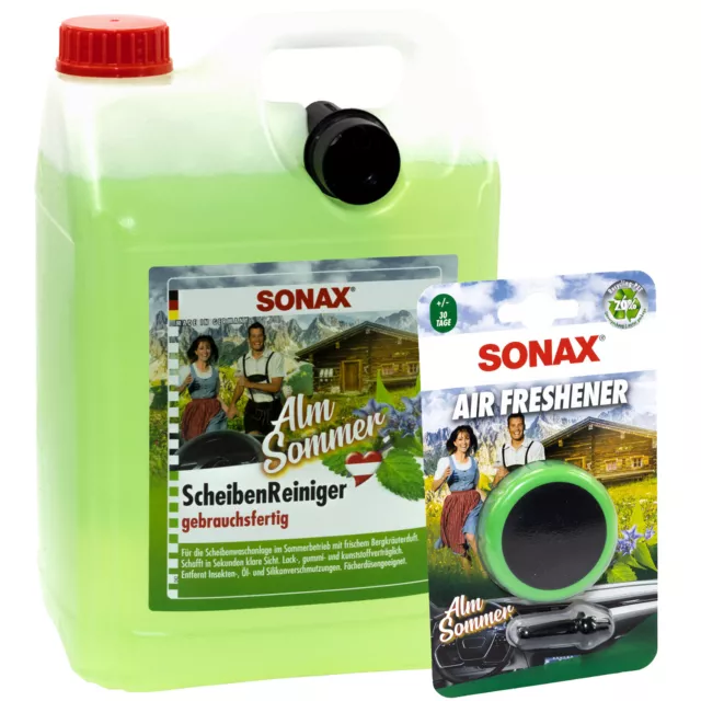 Sonax 5 Litre Essuie-Glace Nettoyant Prêt À L'em Ploi Incl. Désodorisant