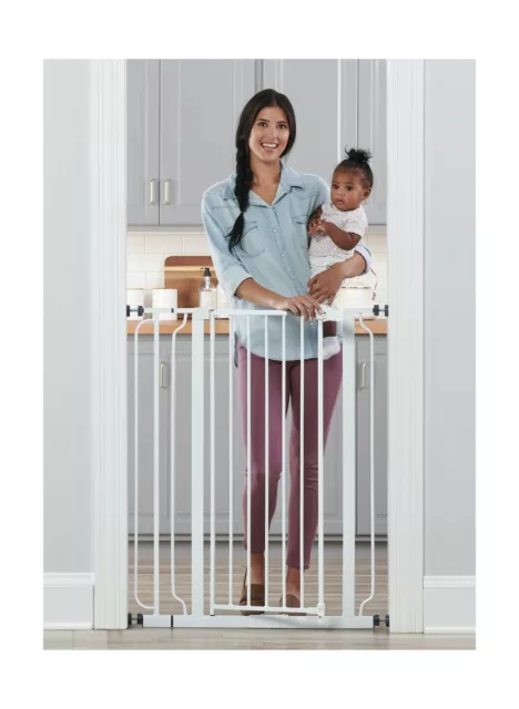 Regalo Easy Step Extra Tall Walk Thru Baby Gate, Includes 4-Inch Extension Ki...