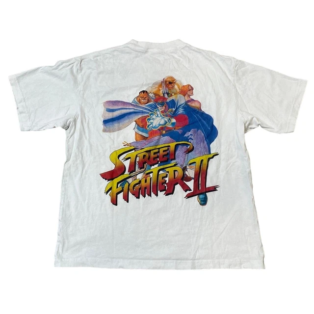 HUF CAPCOM STREET Fighter Chun-Li & Cammy White Graphic T-Shirt Sz M Video Game $19.95 - Foto 11