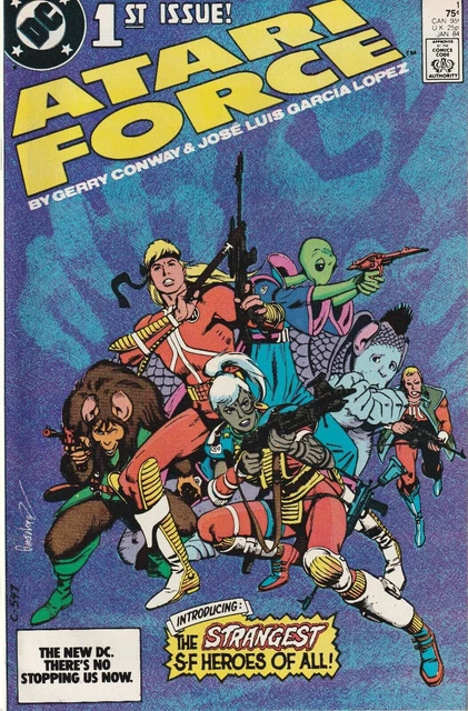 Atari Force #1    First Solo Full Size Book  Atari Games * Dc   1984  Nice!!!