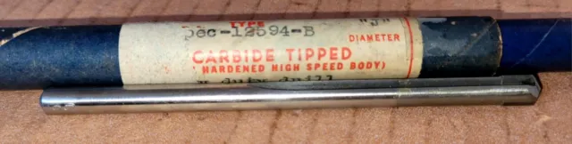 Letter J .2760 Carbide Tipped Die Duty Drill Bit for Hard Steel Chicago Latrobe
