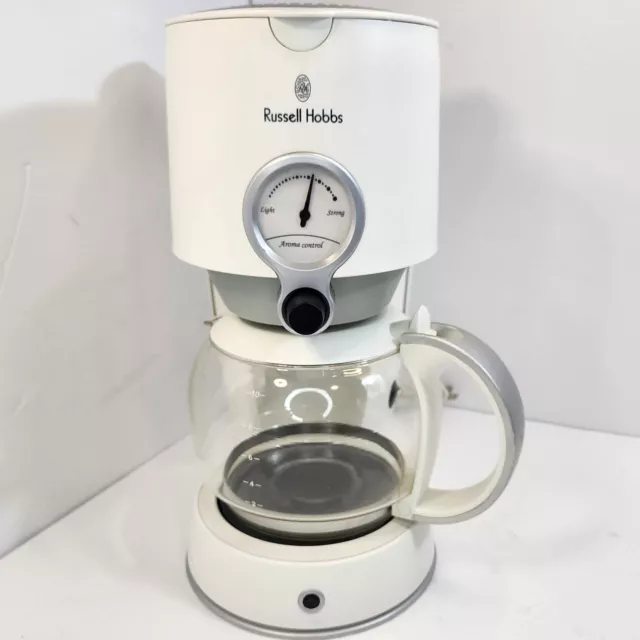 RUSSELL HOBBS Retro Noir RED Coffee Maker CM3100 EUC Tested Works Looks  Great