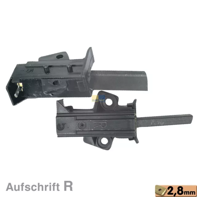 2 Motorkohlen Kohlebürsten 2,8 AMP R Waschmaschine für AEG Electrolux 5068049000