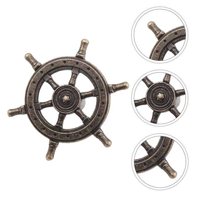 5 Pcs Knobs Dresser Drawers Home Door Wardrobe Cabinet Handle Retro Decor Chest