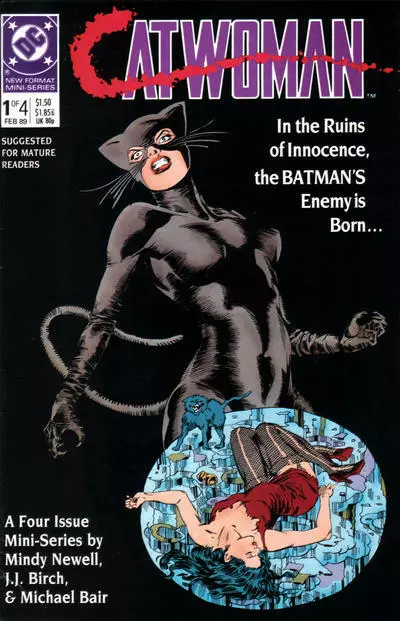 CATWOMAN #1 F, Mini Series, DC Comics 1989 Stock Image