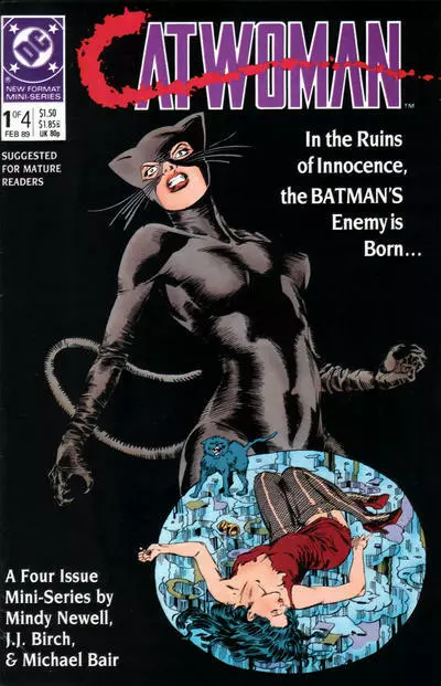 CATWOMAN #1 F/VF, Mini Series, DC Comics 1989 Stock Image