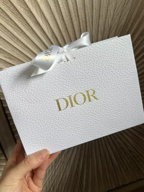 Dior Gift Bag With Ribbon And Shredded Tissue