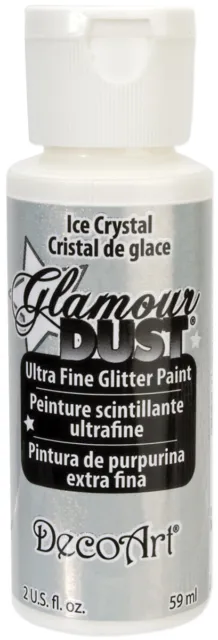 Deco Art Glamour Polvo Purpurina Pintura 59ml-Ice Cristal