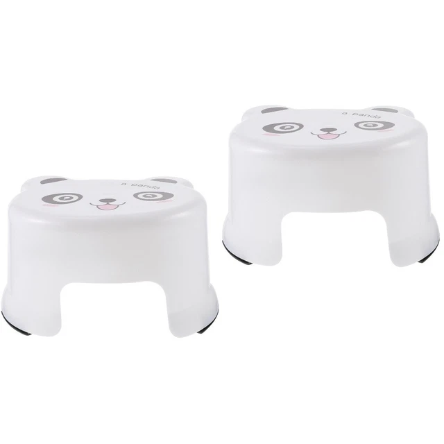 2 sgabelli da toilette addensati cartone animato sgabello per bambini piccoli