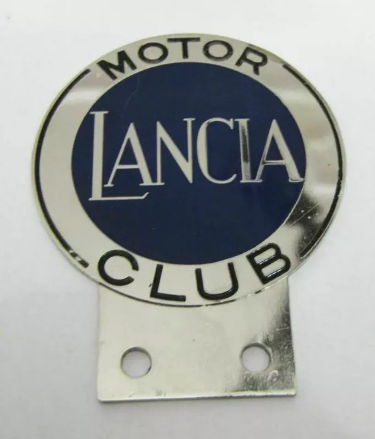 Voiture Badge-Motor Lancia Club Grill Badge Emblème Logos Métal Email