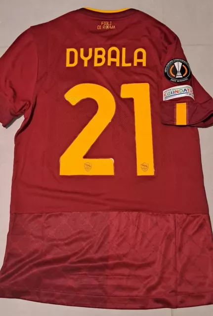 Maglia shirt New Balance AS ROMA 2022-23 vers. ELITE tg L # 21 DYBALA new