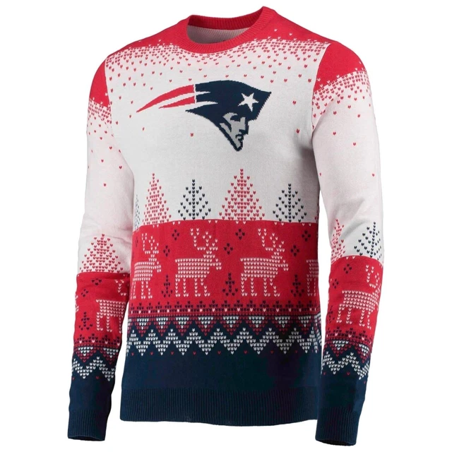 NFL Ugly Sweater XMAS Strick Pullover - New England Patriots
