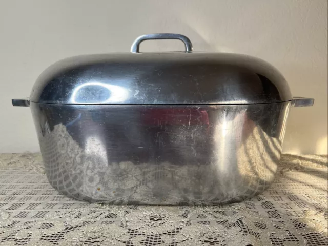 Millvado Roasting Pan With Lid, Turkey Roaster Pan, Extra Large 20