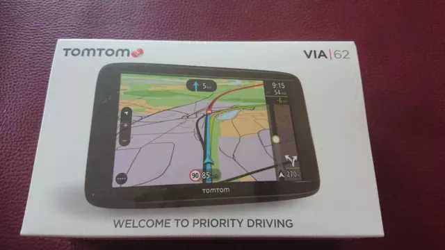 Original, Tom Tom 62 Via, TOMTOM 62 Via, Navi, Auto, Neu In Folie.