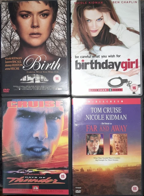 4Nicole Kidman Region 2 DVD's with Inserts