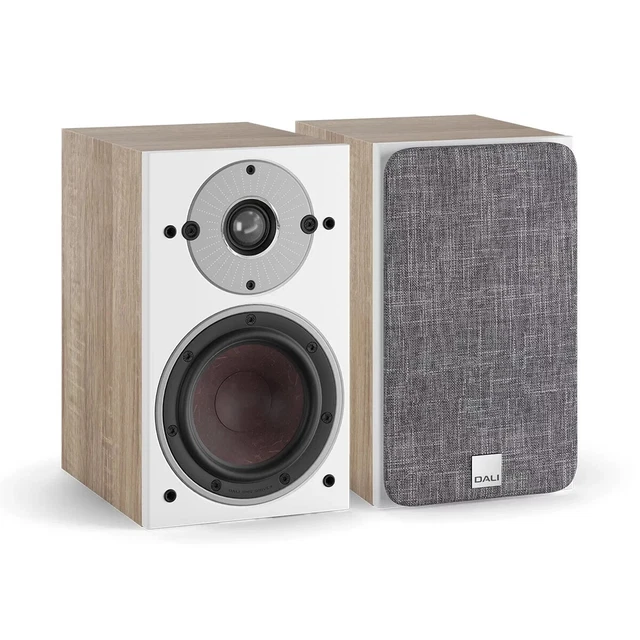 DALI OBERON 1 Bookshelf Speakers Light Oak / Open Box £339.00