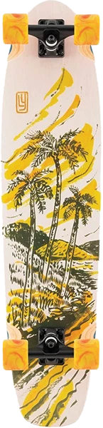 LANDYACHTZ RIPPER POSTCARD 130 SKATEBOARD COMPLETE-9x36.9