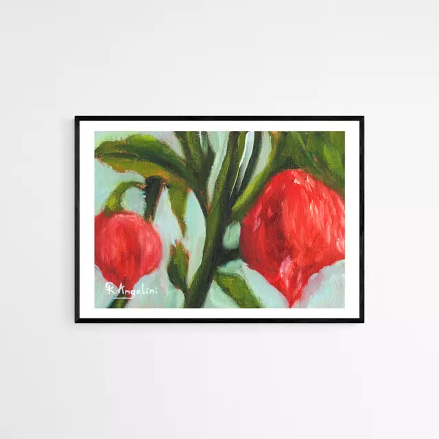 Giclée Illustration Imprimé Carolina Reaper Chilli's. Haute Qualité Art Motifs