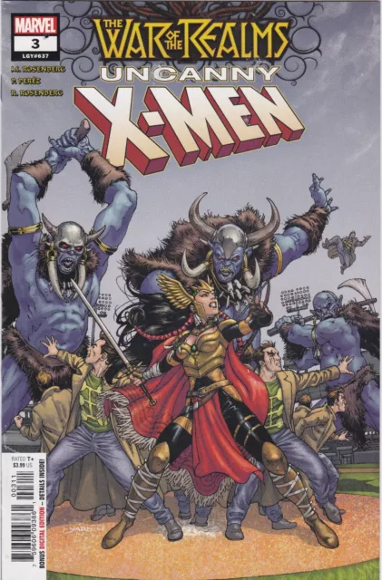 War of the Realms: Uncanny X-Men: #3: Marvel Comics (2019)  VF/NM  9.0