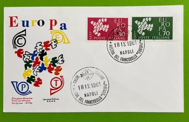 Ersttagsbriefe aus großer Sammlung Europa 1961