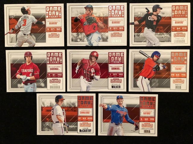 2018 Panini Contenders Draft Picks Game Day Ticket Lot Madrigal Hoerner India