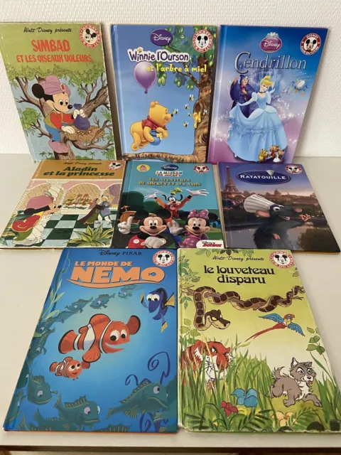 Lot de 8 Livres Disney Mickey Club