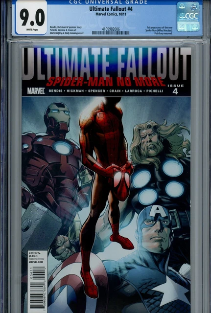 Ultimate Fallout #4 Marvel CGC 9.0 VF/NM (2011)