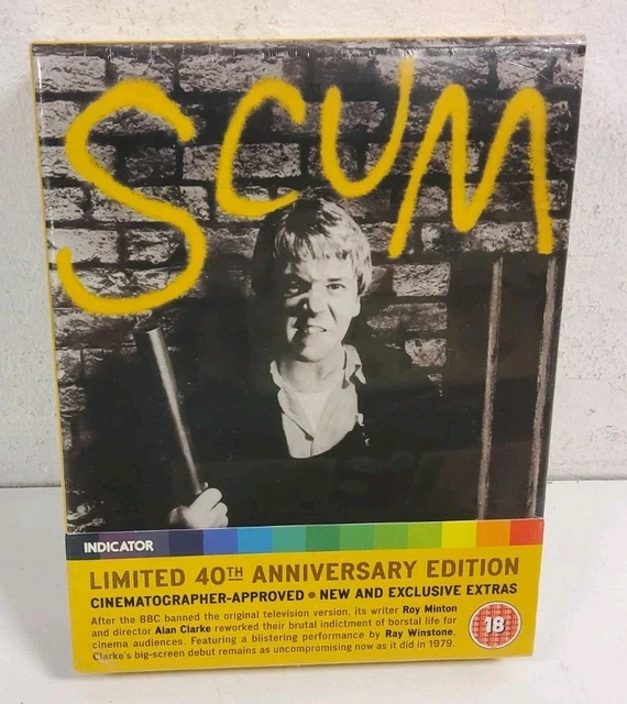 Scum Ray SCUM- LIMITED 40TH Anniversary Edition Bluray - Ray Winstone(HV1.0341 ...
