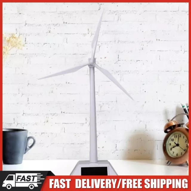 Science Toy Desktop Modell-Solarbetriebene Windmühlen / Wind Turbine ABS Plastic