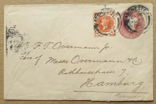 Great Britain Postal History 1922 Recorded Letter from London to Germany #9016