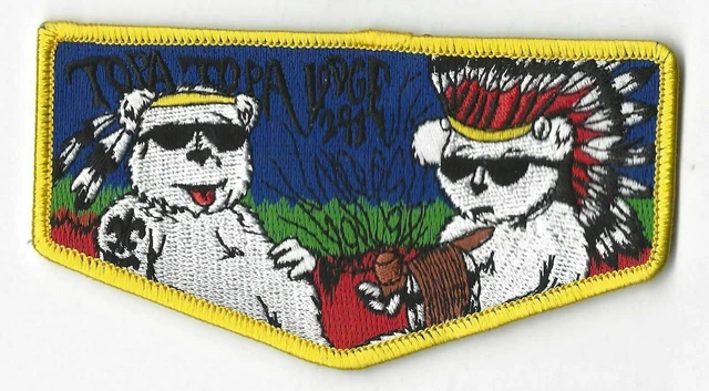 OA 291 Topa Topa 1998 NOAC WWW S72 Flap YEL Bdr. Ventura County CA [MO-1913]