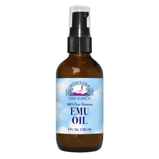 100 Pure Montana Emu Oil (4 Fluid Ounces) 4 Fl Oz (Pack of 1)