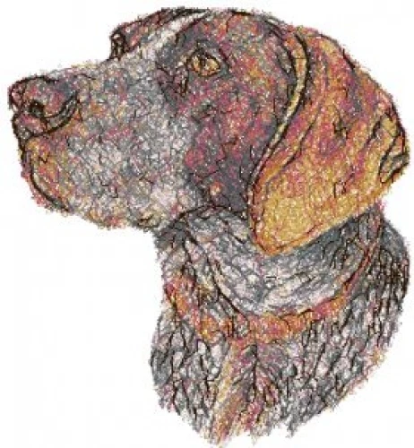 Embroidered Fleece Jacket - German Shorthaired Pointer AED14545 Sizes S - XXL