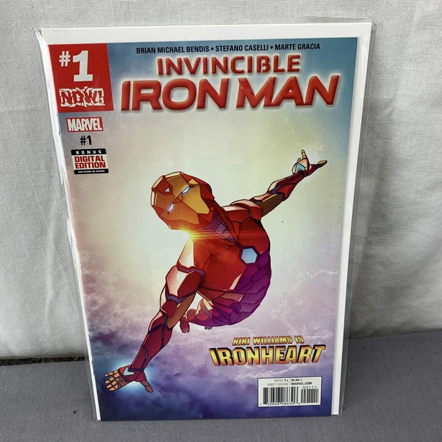 Invincible Iron Man #1 1st Print Ironheart Riri Williams Marvel Comics 2017 NICE