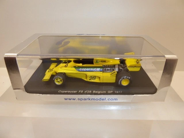 SPARK COPERSUCAR F5 #28 Belgium GP 1977 Emerson Fittipaldi S3930 1