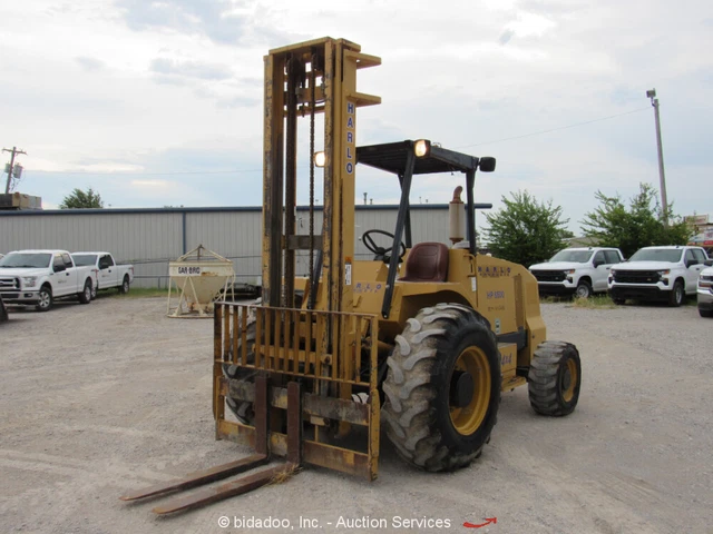 2015 Harlo HP6500  6,500 lbs Rough Terrain Forklift Lift Truck Diesel bidadoo