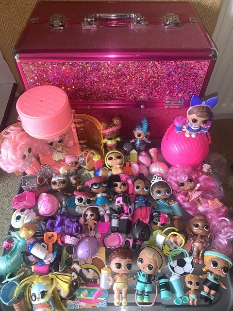 Large Lol Doll Bundle Families Big/Lil Sisters/Brothers Boy Pets Carry Case