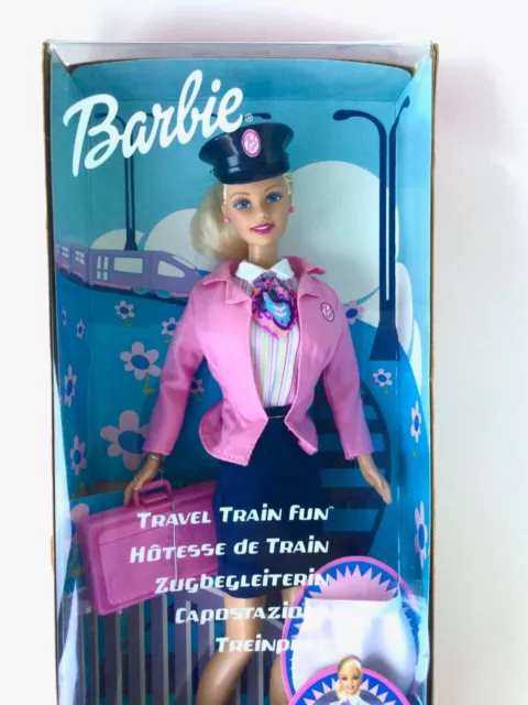 ★ Mattel BARBIE Travel Train Fun Zugbegleiterin Career NRFB 2001 ★ Neu OVP 55807