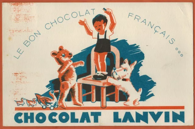 Chocolat Lanvin chocolat à croquer Dijon gouache signed …