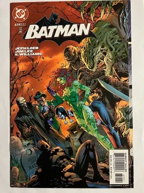 BATMAN #619 VARIANT COVER VILLIANS JIM LEE 1st appearance HUSH IN COSTUME