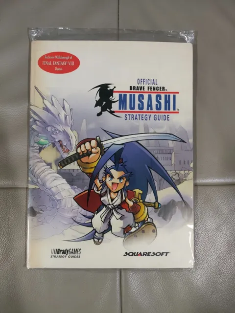 Brave Fencer Musashi Brady Games Official Strategy Guide 1998 PS1 Squaresoft