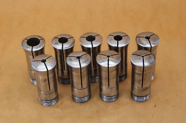 Hardinge 115 Cushman Collet; Sizes,  7/8", 5/8", 9/16", 5/16", 1/4", 3/16", 1/8"