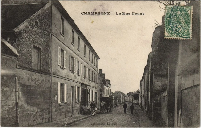 CPA CHAMPAGNE - La Rue Neuve (44868)