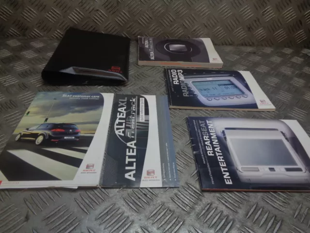 2008 SEAT ALTEA FREETRACK 4 2.0 TDi 5DR OWNERS MANUAL HANDBOOKS WITH WALLET