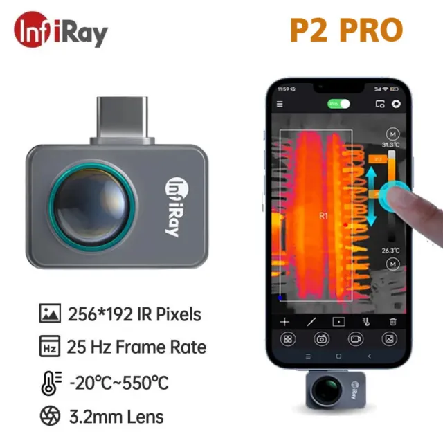 InfiRay P2PRO Infrared Thermal Camera PCB Circuit Thermal Imager