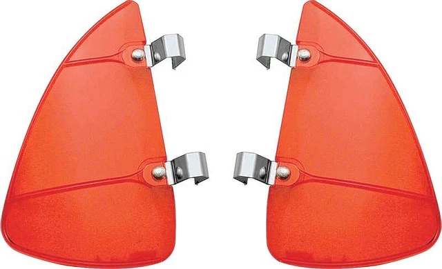 Universal Plastic Vent Window Breezies; Red