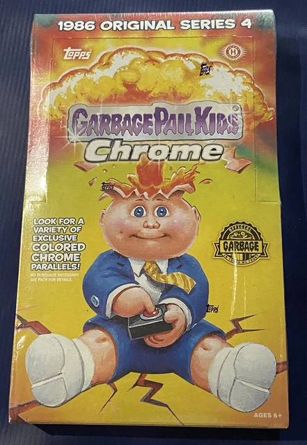 2022 Topps GPK Garbage Pail Kids Chrome Factory Sealed Hobby Box 1986 Series 4