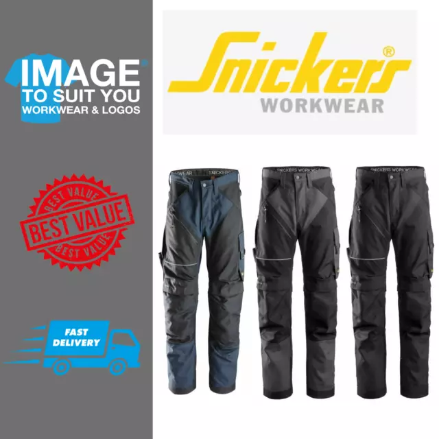 Snickers Ruffwork Non Holster Workwear Knee Pad Pocket Work Trousers 6303